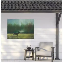 Kirklands Home Elk in the Wild Outdoor Canvas Art Print Outlet