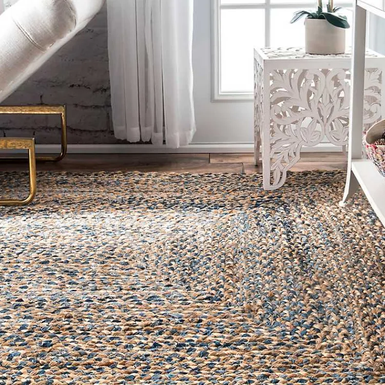 Kirklands Home Ella Hand Braided Jute Rug, 7x9 Tan Hot
