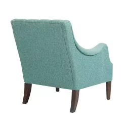 Kirklands Home Elle Tufted Teal Accent Chair Green Online