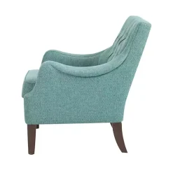 Kirklands Home Elle Tufted Teal Accent Chair Green Online