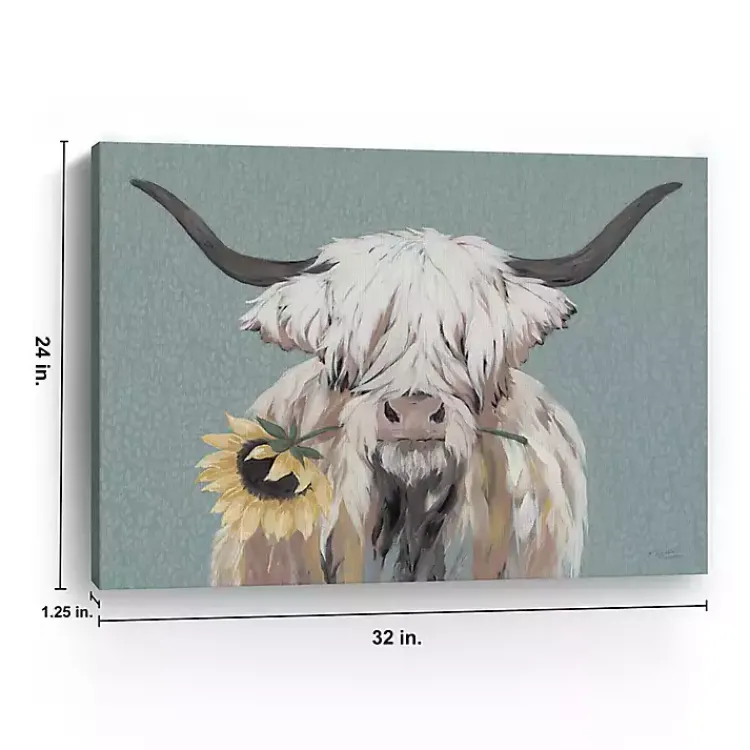 Kirklands Home Ellie with a Sunflower Canvas Art Print, 32x24 in. Online