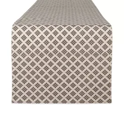 Fall>Kirklands Home Embroidered Autumn Leaves Table Runner, 108 in. Ivory