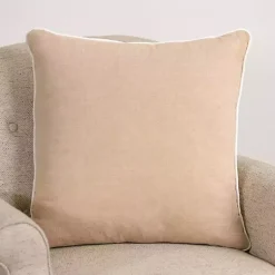 Pillows>Kirklands Home Embroidered Crab Chambray Pillow