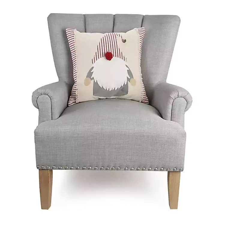 Christmas Pillows>Kirklands Home Embroidered Gnome Pillow