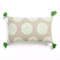 Pillows>Kirklands Home Emerald Medallion Lumbar Pillow