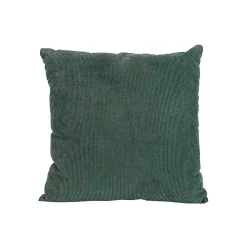 Pillows>Kirklands Home Emerald Velvet Corduroy Throw Pillow Green