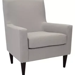 Kirklands Home Emma Oatmeal Upholstered Accent Chair Ivory Outlet
