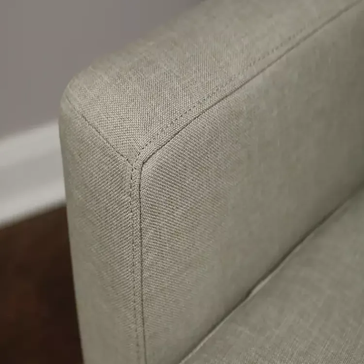 Kirklands Home Emma Oatmeal Upholstered Accent Chair Ivory Outlet