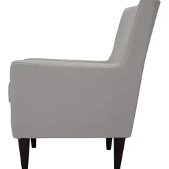 Kirklands Home Emma Oatmeal Upholstered Accent Chair Ivory Outlet