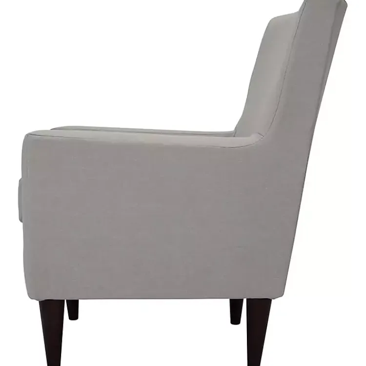 Kirklands Home Emma Oatmeal Upholstered Accent Chair Ivory Outlet