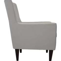 Kirklands Home Emma Oatmeal Upholstered Accent Chair Ivory Outlet