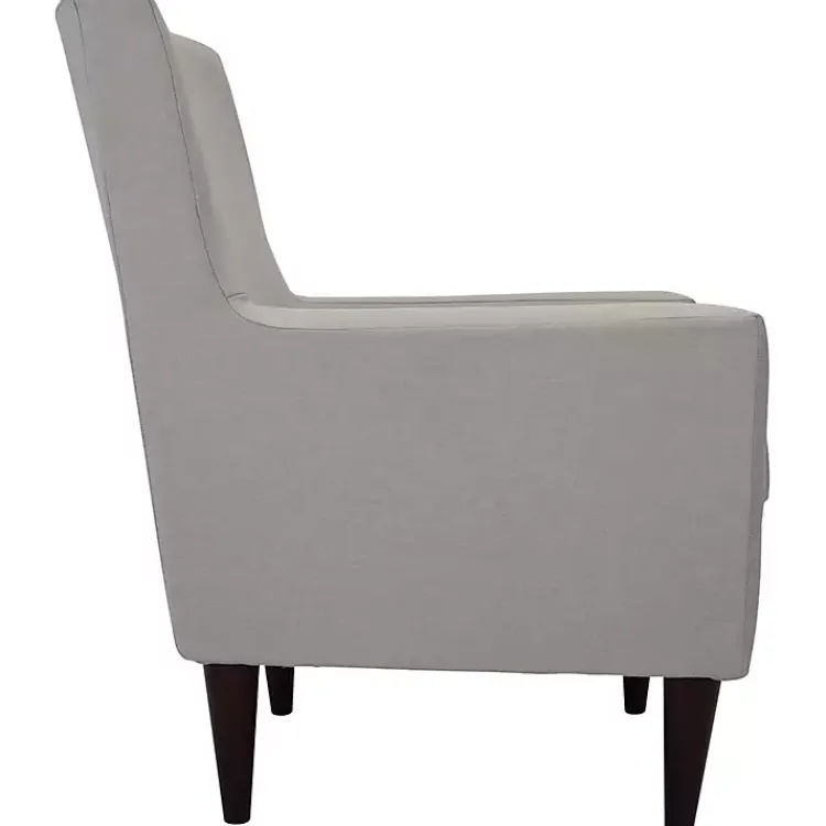 Kirklands Home Emma Oatmeal Upholstered Accent Chair Ivory Outlet