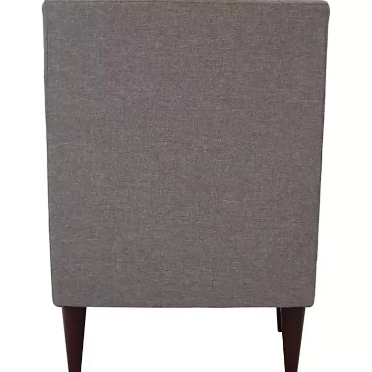 Kirklands Home Emma Quartz Upholstered Accent Chair Gray Outlet