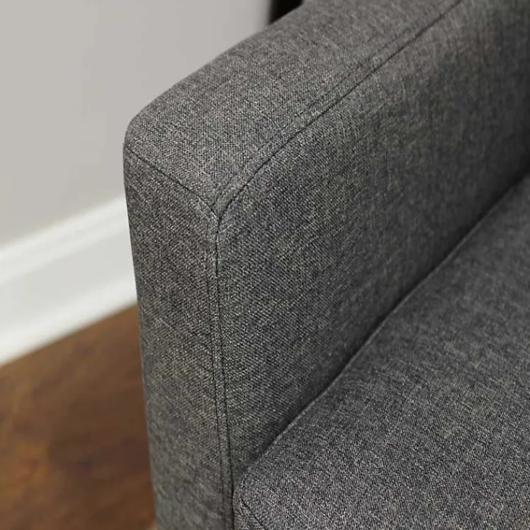 Kirklands Home Emma Quartz Upholstered Accent Chair Gray Outlet