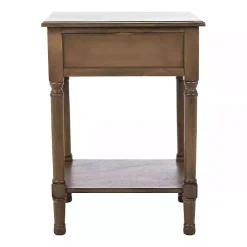 Kirklands Home Emory Natural Single Drawer Accent Table Black Hot