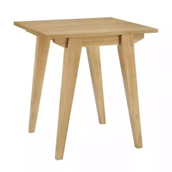 Kirklands Home English Oak Wood Minimalist Accent Table Tan Online