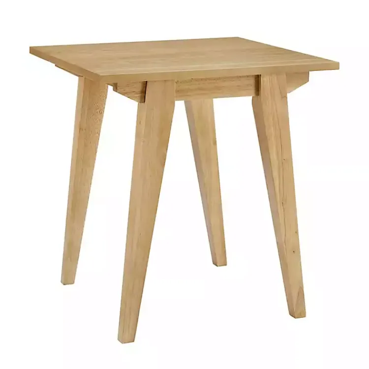 Kirklands Home English Oak Wood Minimalist Accent Table Tan Online