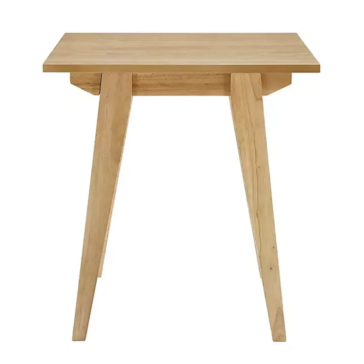Kirklands Home English Oak Wood Minimalist Accent Table Tan Online