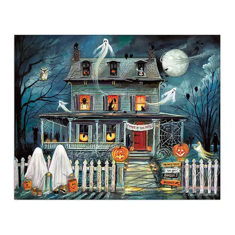 Halloween>Kirklands Home Enter If You Dare Halloween Wall Plaque