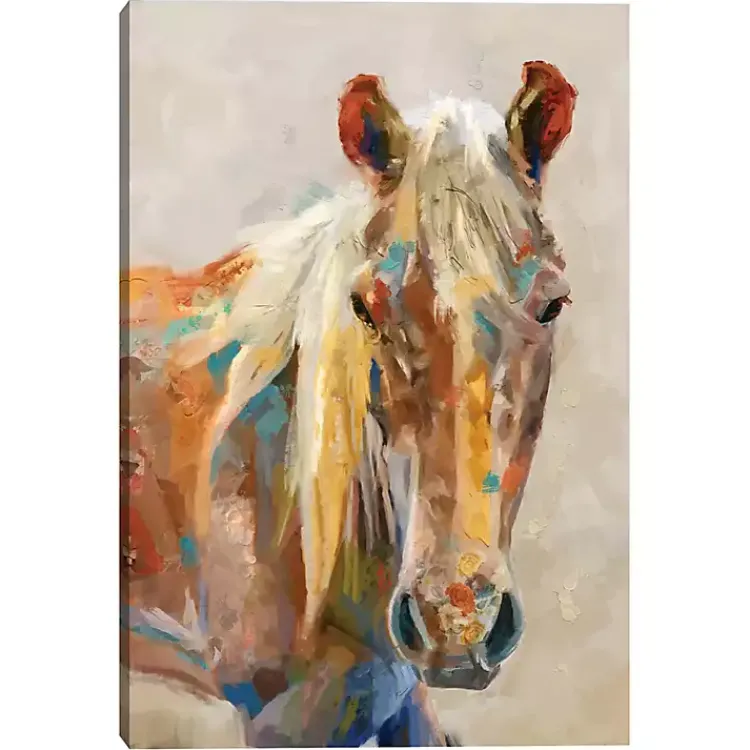Kirklands Home Equine Colors Portrait Canvas Art Print, 24x36 in. Best