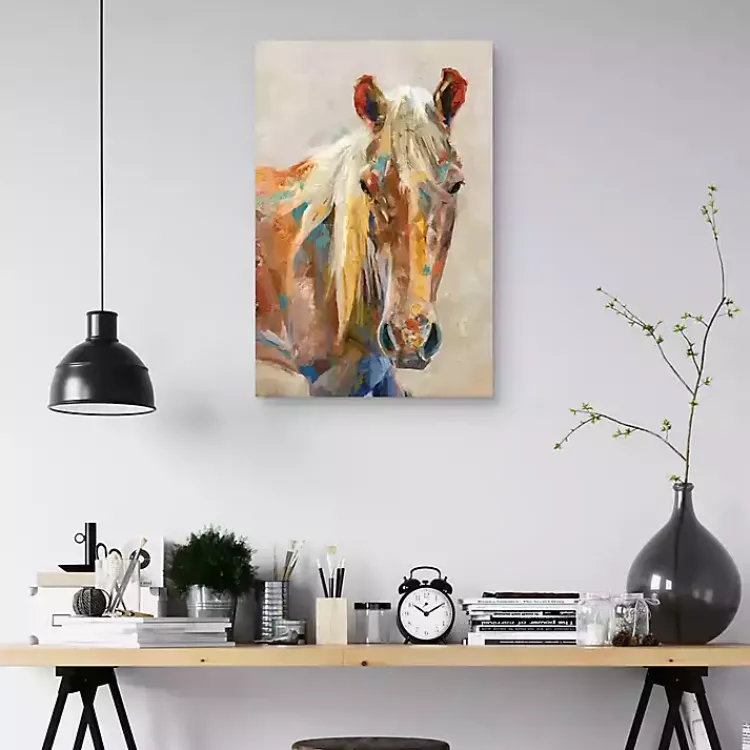 Kirklands Home Equine Colors Portrait Canvas Art Print, 24x36 in. Best