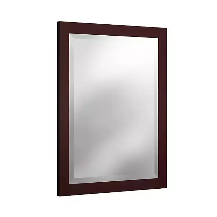 Kirklands Home Espresso Beveled Vanity Mirror Brown Clearance