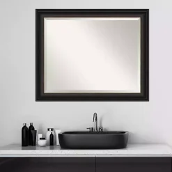 Kirklands Home Espresso Bronze Frame Beveled Mirror Clearance