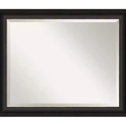 Kirklands Home Espresso Bronze Frame Beveled Mirror Clearance