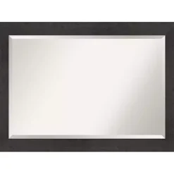 Kirklands Home Espresso Plank Beveled Mirror Hot