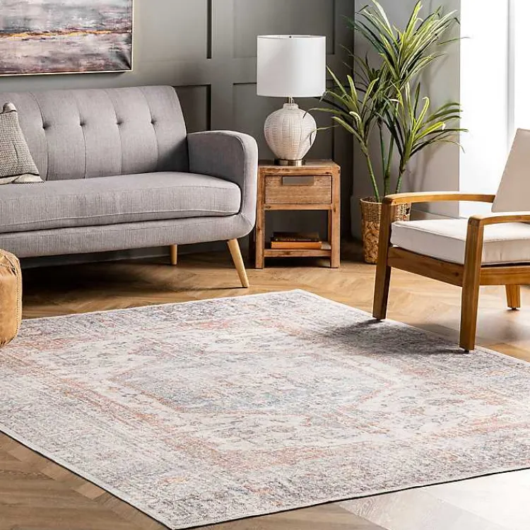 Kirklands Home Etta Distressed Vintage Washable Area Rug, 5x8 Sale