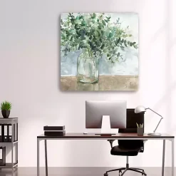 Kirklands Home Eucalyptus Bouquet Giclee Canvas Print, 40x40 in. Discount