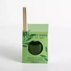 Home Fragrance>Kirklands Home Eucalyptus Leaves Reed Diffuser Set Green
