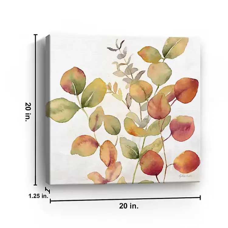 Kirklands Home Eucalyptus Leaves Spice I Canvas Art Print Outlet