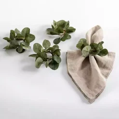 Kirklands Home Eucalyptus Napkin Ring Green Best