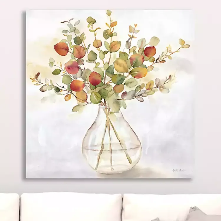 Kirklands Home Eucalyptus Vase Spice II Canvas Art Print Outlet