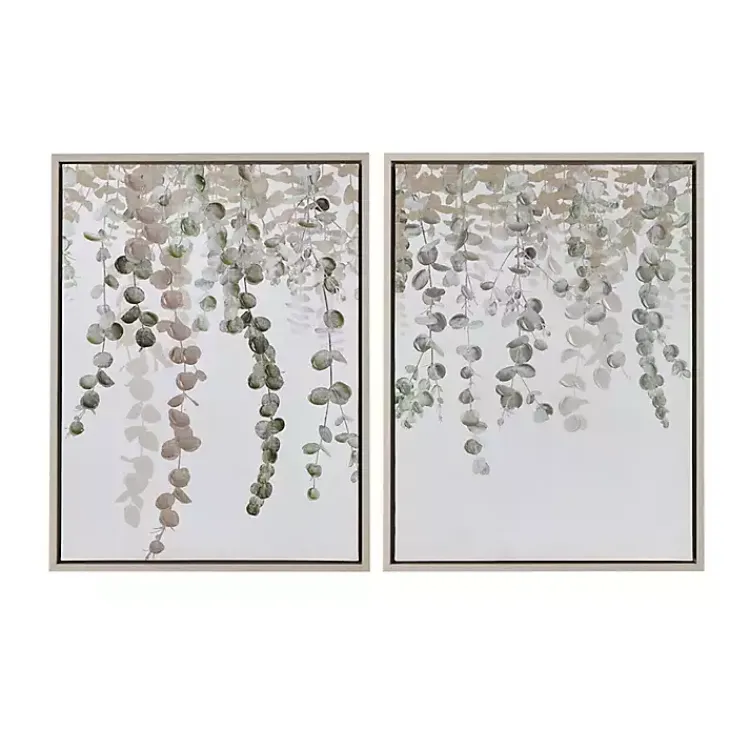 Kirklands Home Eucalyptus Waterfall Canvas Art Prints, Set of 2 Online