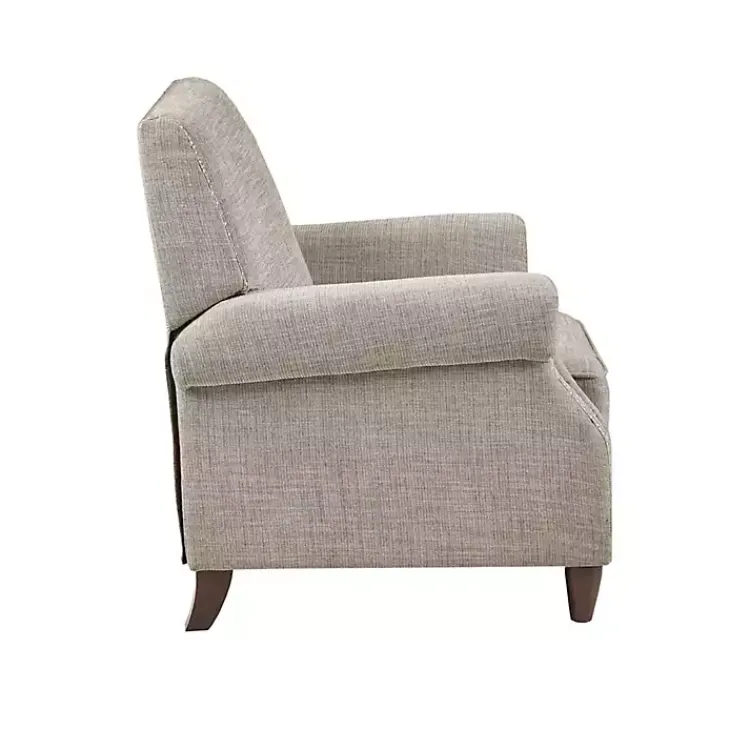 Kirklands Home Evanston Push-Back Sand Recliner Gray Outlet