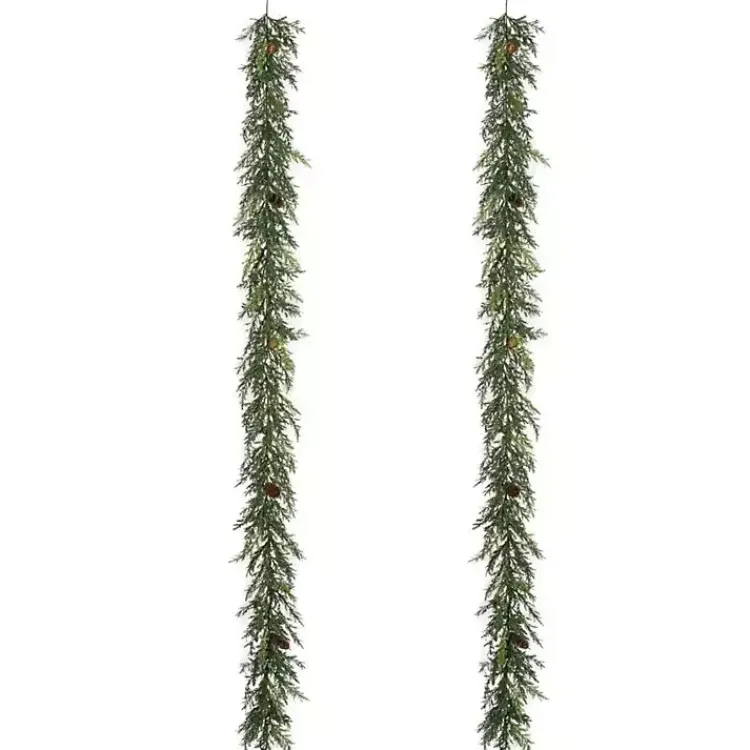 Arrangements & Greenery>Kirklands Home Ever Abrovitae Garlands, Set of 2 Green
