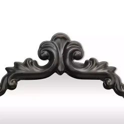Kirklands Home Everlaine Modern Victorian Leaner Mirror Black Hot