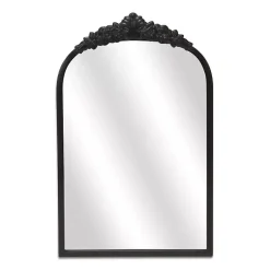 Kirklands Home Everlaine Modern Victorian Wall Mirror Black Hot