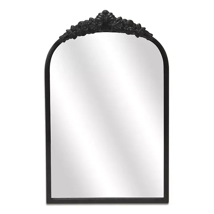 Kirklands Home Everlaine Modern Victorian Wall Mirror Black Hot