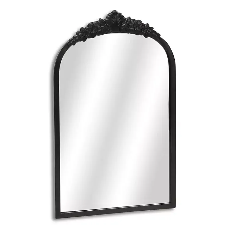 Kirklands Home Everlaine Modern Victorian Wall Mirror Black Hot