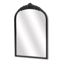 Kirklands Home Everlaine Modern Victorian Wall Mirror Black Hot