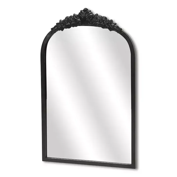 Kirklands Home Everlaine Modern Victorian Wall Mirror Black Hot