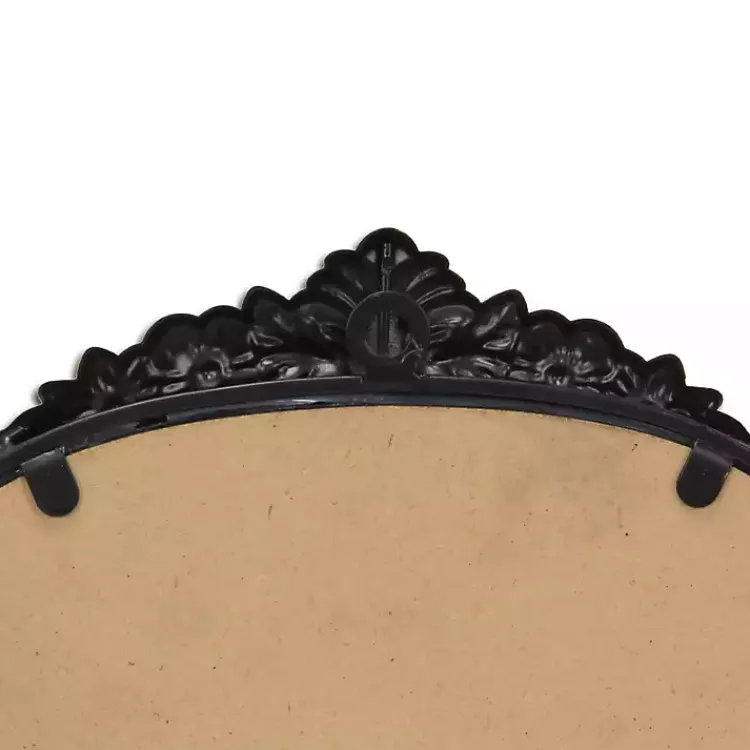 Kirklands Home Everlaine Modern Victorian Wall Mirror Black Hot