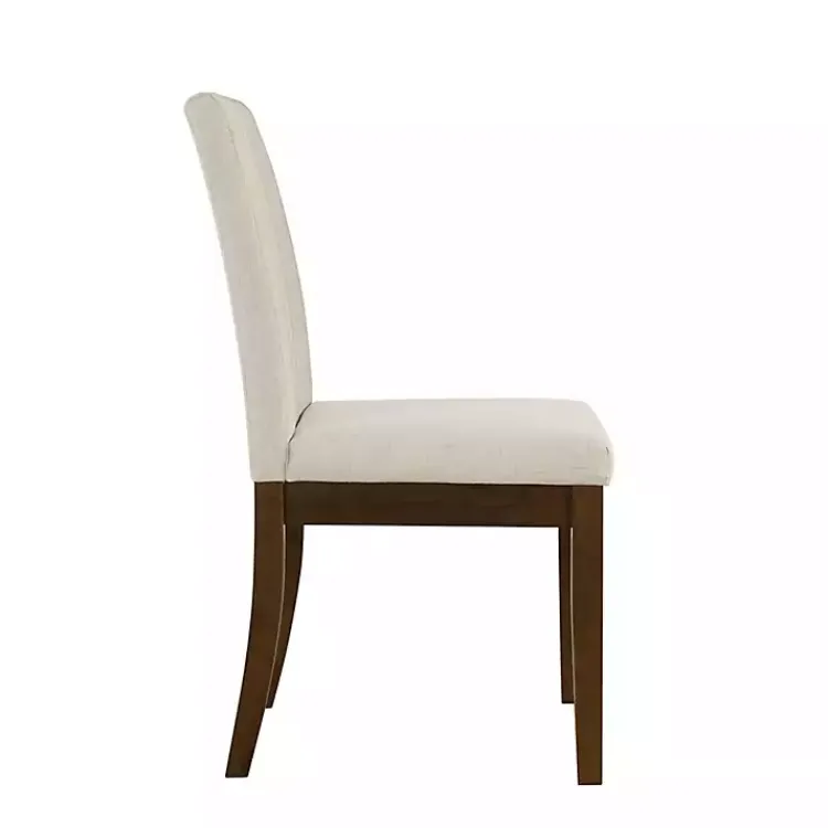 Kirklands Home Everly Taupe Upholstered Dining Chairs, Set of 2 Tan