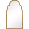 Kirklands Home Ezra Gold Leaf Arched Mirror Discount