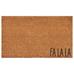 Outdoor Christmas Decorations>Kirklands Home Fa La La Coir Doormat