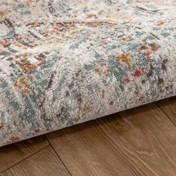 Kirklands Home Faded Turkish Indoor/Outdoor Area Rug, 5x7 Ivory Online