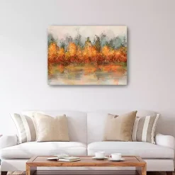 Fall>Kirklands Home Fall Abstract Canvas Art Print, 40x30 in.